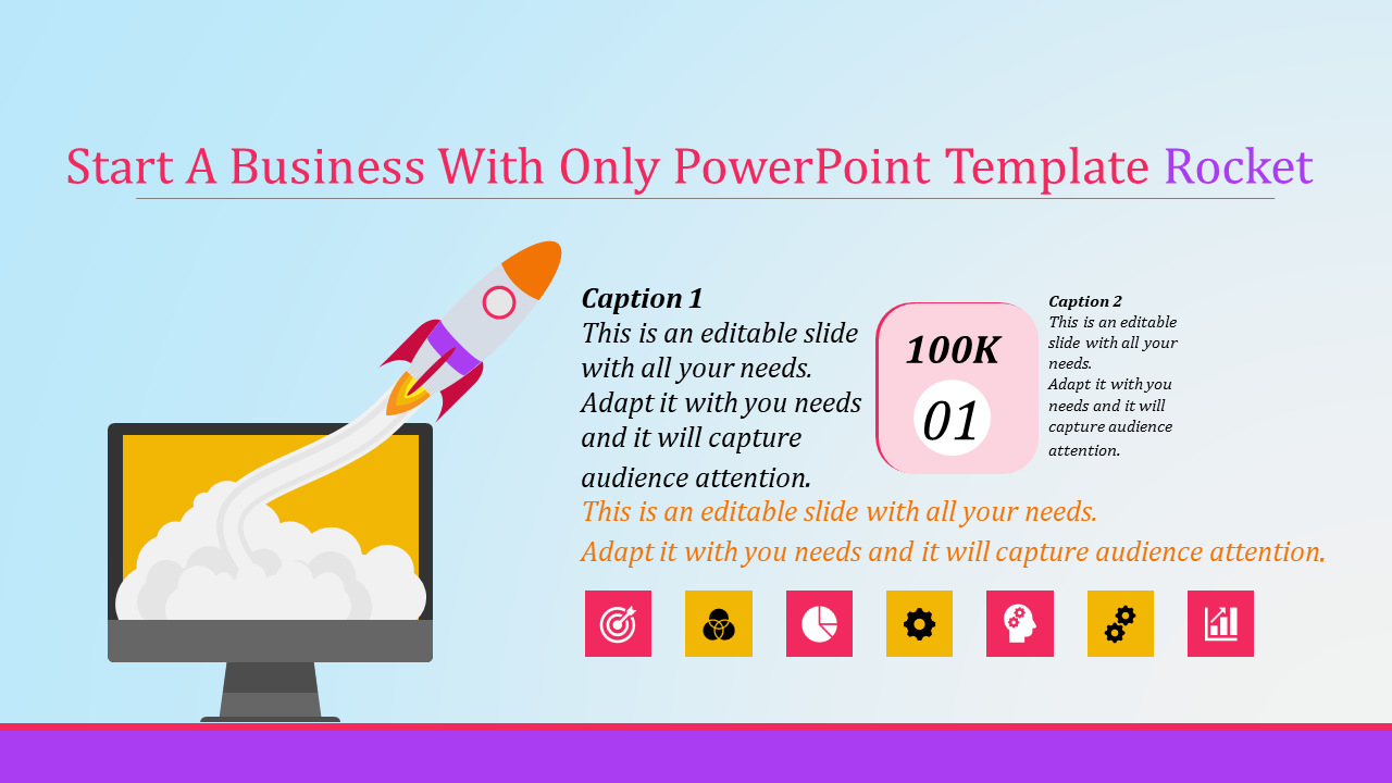 powerpoint template rocket-Start A Business With Only Powerpoint Template Rocket